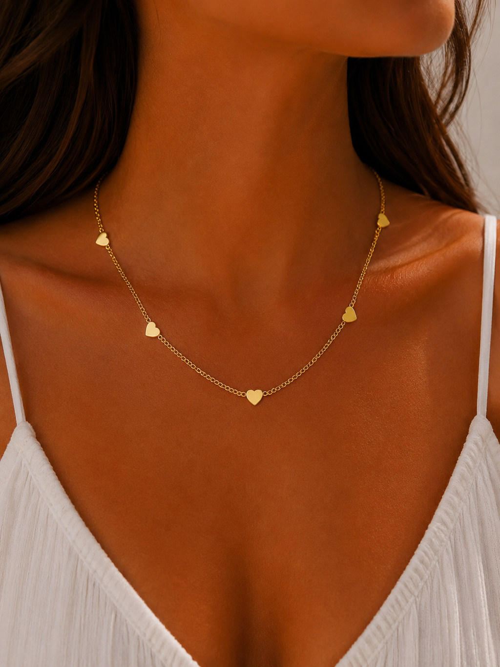 ✨ Collier cœurs délicats Leya – Douceur intemporelle ✨