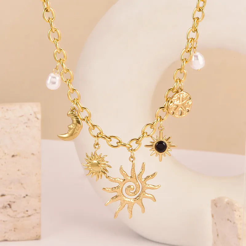 Collier multi-breloques