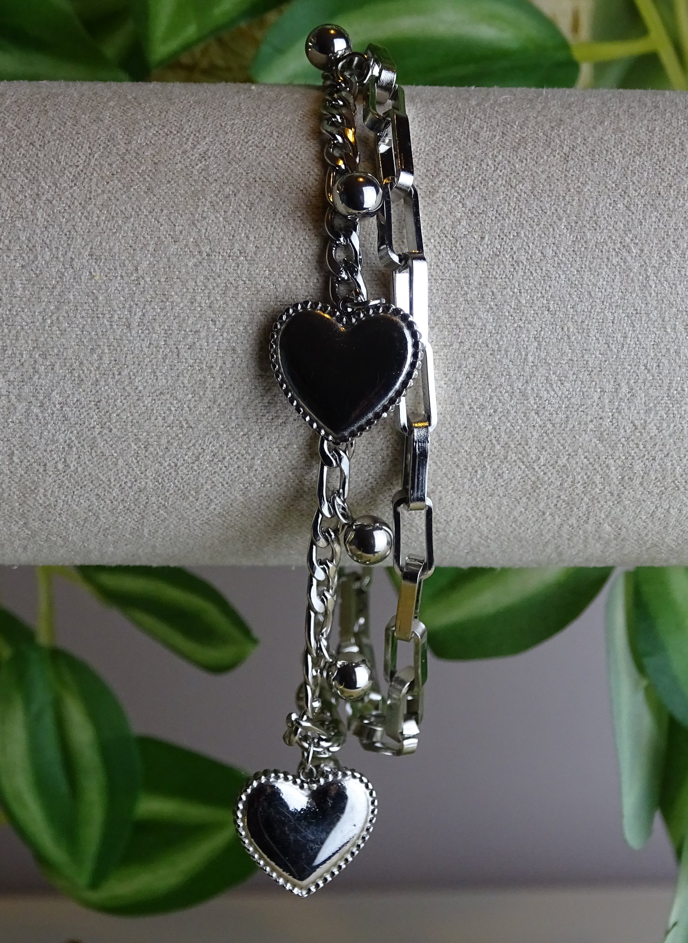 ✨ Bracelet multi-chaînes en acier inoxydable – Élégance moderne ✨