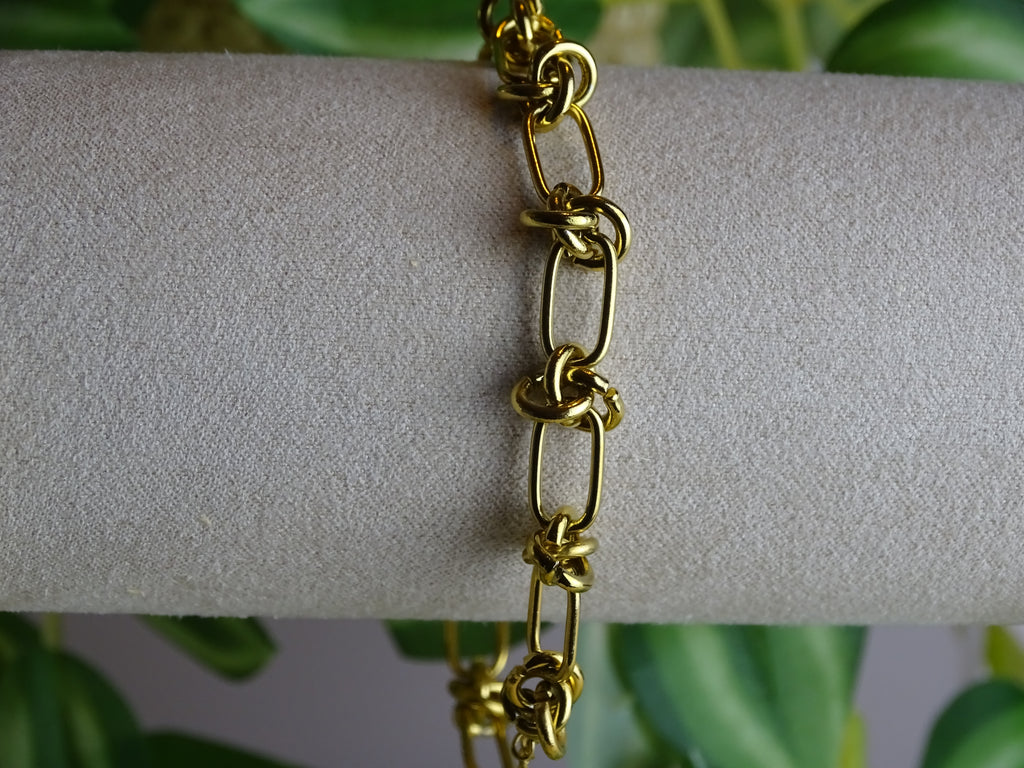 Bracelet maille noeuds