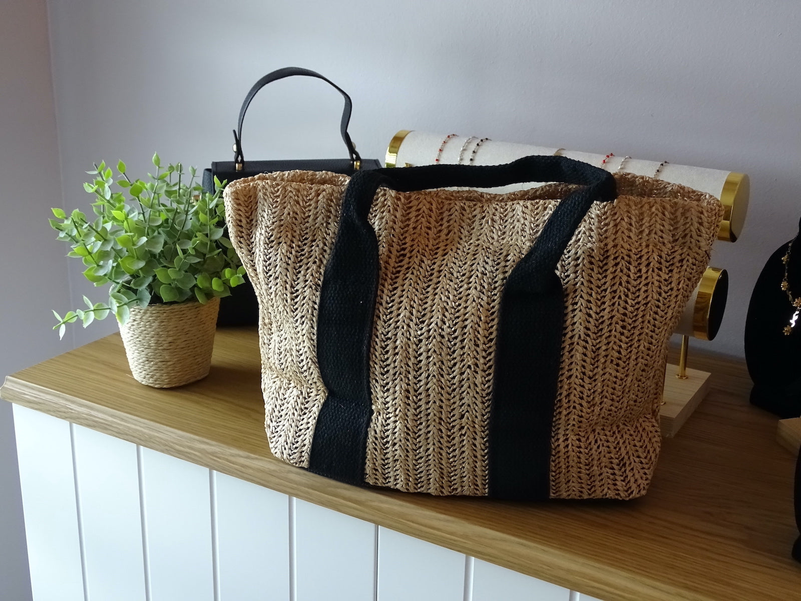 ✨ Sac cabas en paille tressée – Élégance naturelle • Lysara ✨