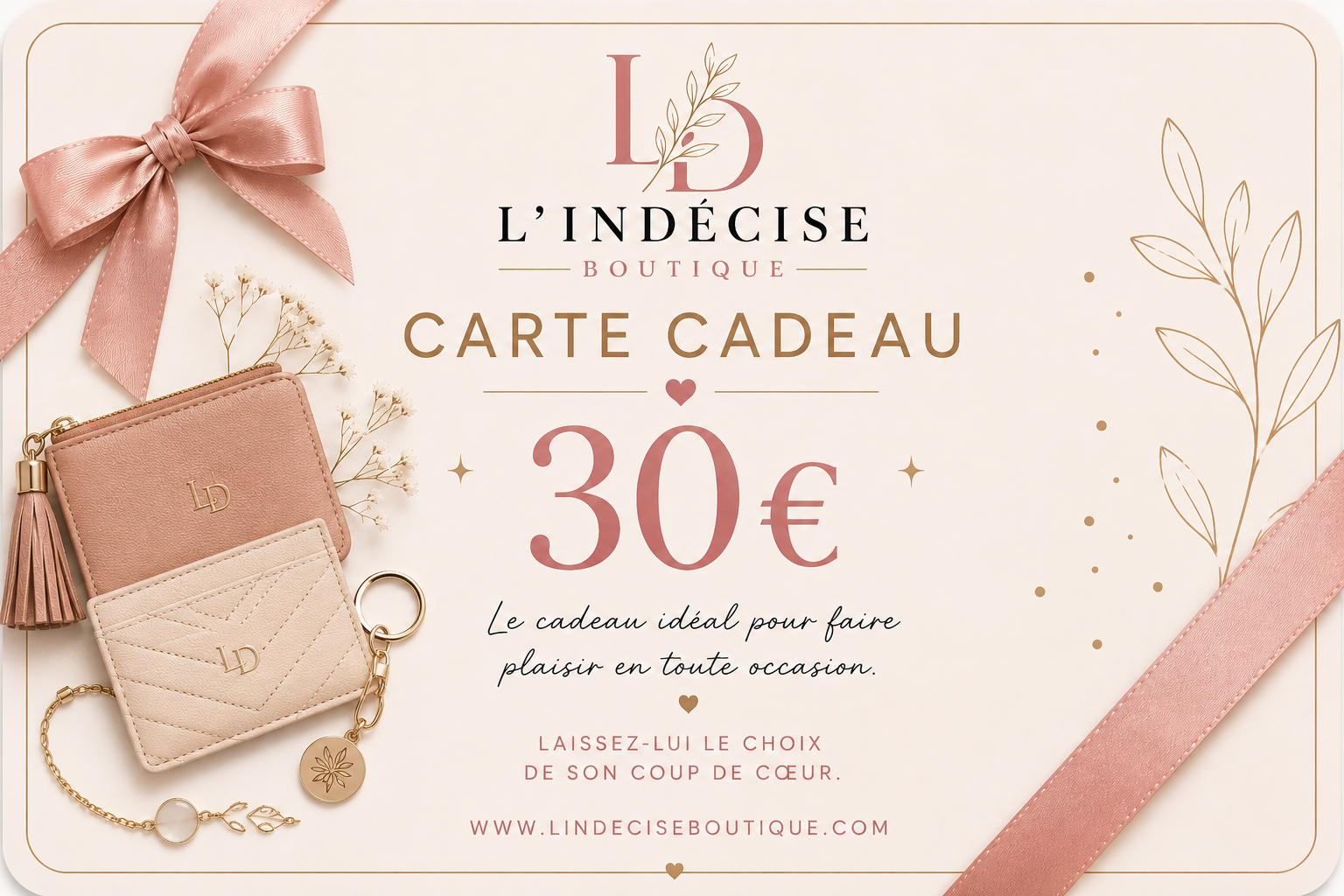 Carte cadeau - À partir de 20€ 💖