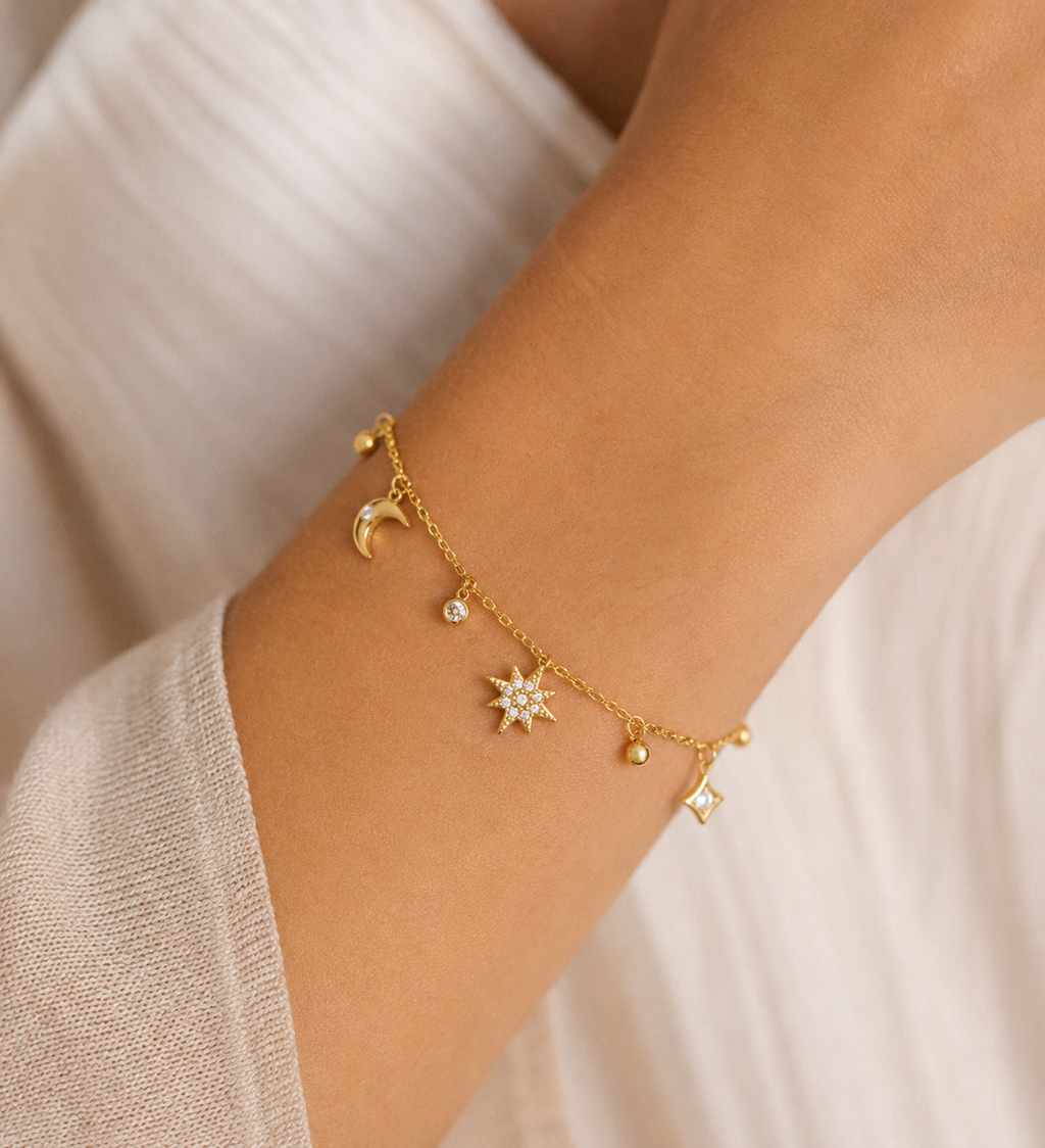 Bracelet Alizé - Éclat céleste et élégance estivale