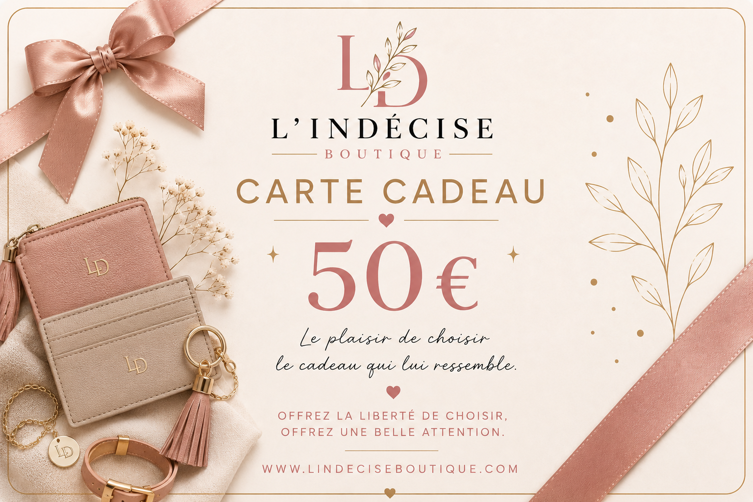 Carte cadeau - À partir de 20€ 💖