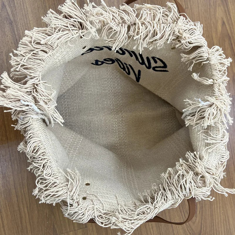 ✨Sac cabas en toile – Esprit bohème & Summer vibes  • Solyea✨