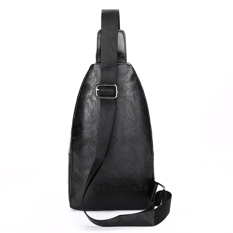 ✨Sacoche homme noire en simili cuir – Élégance urbaine & pratique  • Noxton✨