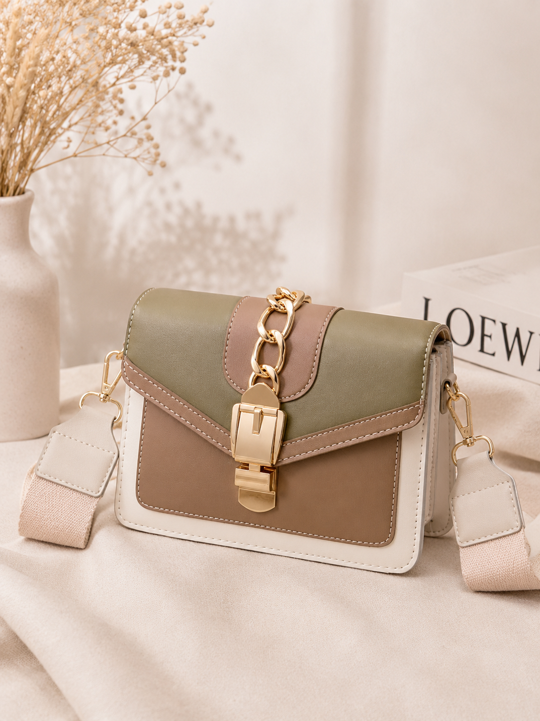 ✨ Sac bandoulière tendance – 2 styles en 1 pour un look unique ✨