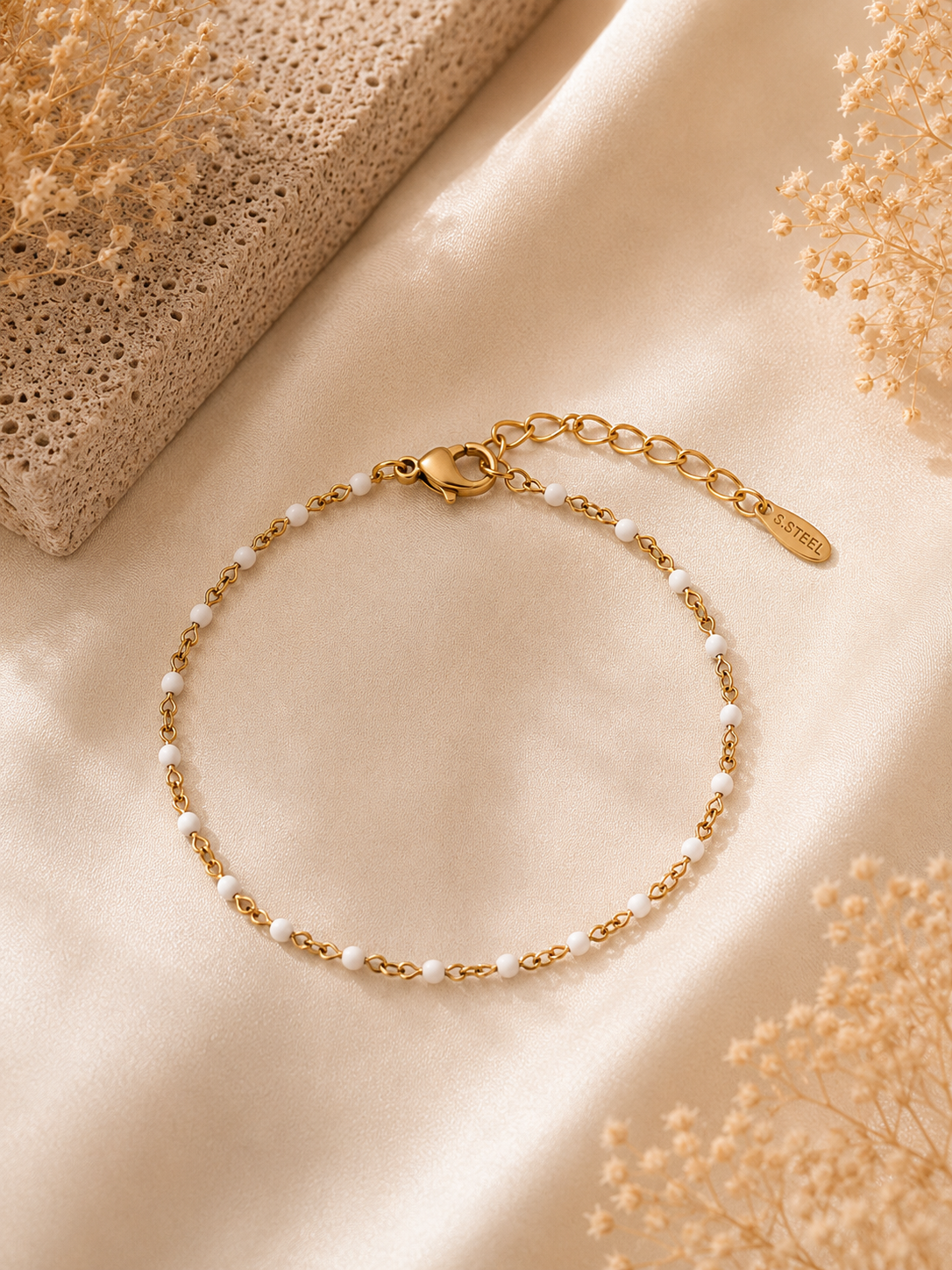 Bracelet Géométrique en acier titane