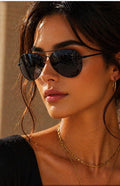 Lunettes de soleil Éclipse - Style aviateur noir