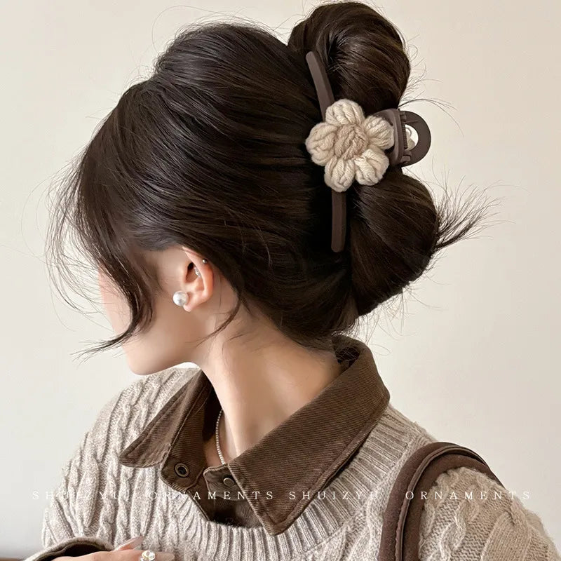 ✨ Pince à cheveux fleur – Charme naturel • Althéa✨